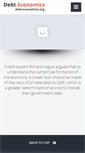 Mobile Screenshot of debt-economics.org